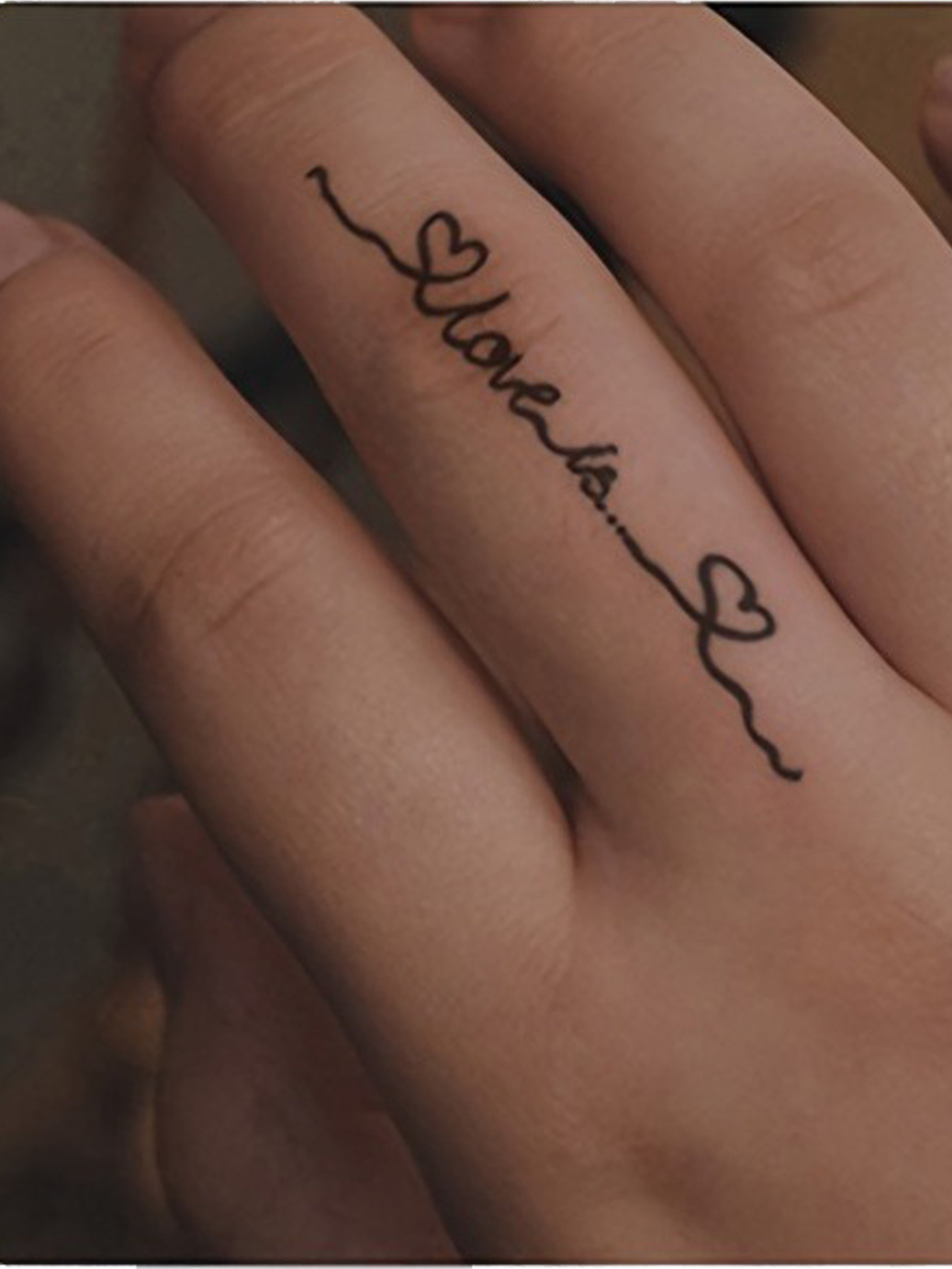 DIY Small Tattoo Sticker Style Combination